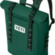 YETI Hopper M12 Series Backpack Soft Sided Coolers with MagShield Access, Black Forest Green