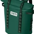 YETI Hopper M20 Series Backpack Soft Sided Coolers with MagShield Access, Black Forest Green