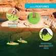 Lifetime Hydros 85 Angler Kayak with Paddle Package, Lime Green