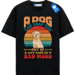 Happy Dog Vintage T Shirt, Retro Funny Dog Lover Gift
