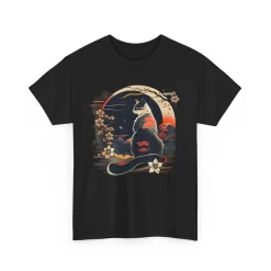 Kawaii Cat Anime Japanese Cat T Shirt, Kawaii Cat Shirt
