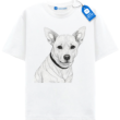 Line Art Dog Shirt, Dog Lovers Tee, Minimalist Pet Shirt