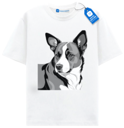 Modern Dog Portrait Shirt, Dog Face Tee, Pet Lover Gift