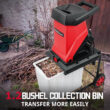 Powersmart 15Amp Electric Wood Chipper Leaf Mulcher w/ Collection Bin PS12A Powersmart 15Amp Electric Wood Chipper Leaf Mulcher w/ Collection Bin PS12A