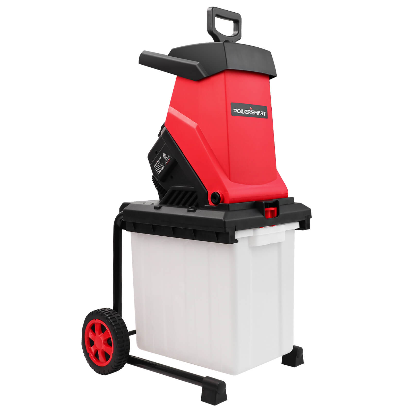Powersmart 15Amp Electric Wood Chipper Leaf Mulcher w/ Collection Bin PS12A Powersmart 15Amp Electric Wood Chipper Leaf Mulcher w/ Collection Bin PS12A