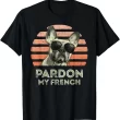 Pardon My French Bulldog Shirt, Funny Frenchie Dog Tee