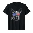 Patriotic Dog Lover Tee, Cool Dog Shirt