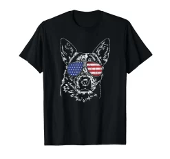 Patriotic Dog Lover Tee, Cool Dog Shirt