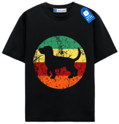 Retro Beagle Silhouette T-Shirt, Vintage Dog Lover Shirt