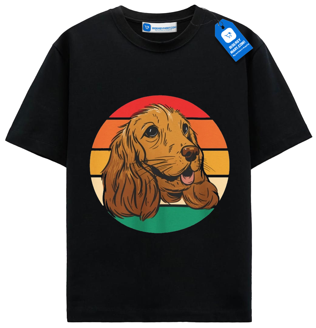Retro Cocker Spaniel T Shirt, Retro Dog Shirt, Dog Lover Tee Retro Cocker Spaniel T Shirt, Retro Dog Shirt, Dog Lover Tee