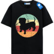 Retro Dachshund Dog T Shirt, Dog Lover Tee
