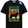 Retro Greater Swiss Mountain Dog T Shirt, Puppy Shirt, Retro Dog Shirt