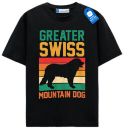Retro Greater Swiss Mountain Dog T Shirt, Puppy Shirt, Retro Dog Shirt