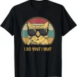 Retro Cat Shirt, Funny Cat Lover T Shirt