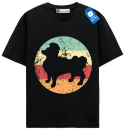 Retro Papillon Dog Breed T Shirt, Retro Dog Tee, Vintage Dog Lover Shirt