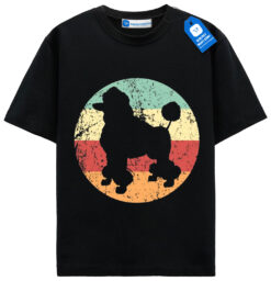 Retro Poodle Dog Breed T Shirt, Vintage Dog Lover Shirt