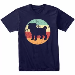 Retro Pug Dog T Shirt, Dog Lover Shirt