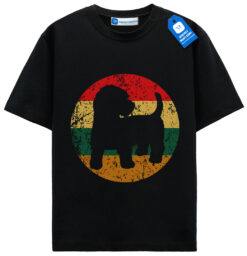 Retro Puppy Silhouette T-Shirt, Retro Dog Shirt, Vintage Puppy Tee