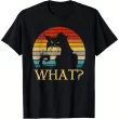 Grumpy cat meme shirt, Vintage Retro Cat Lover Shirt , Moody cat meme tee, Sarcastic Gift for Pet Owners