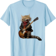 Rock Cat Playing Guitar, Funny Guitar Cat T Shirt