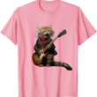 Rock Cat Playing Guitar, Funny Guitar Cat T Shirt