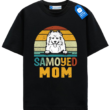 Samoyed Mom T Shirt, Dog Mom Gift, Retro Tee Vintage Dog Mom Shirt