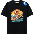 Surfing Beagle Shirt, Surfing Dog Tee, Cute Summer Dog Shirt