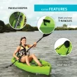 Lifetime Tioga 120 Angler Kayak with Paddle, Lime Green