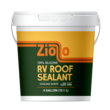 Ziollo RV Roof Sealant - Leak Repair 100% Silicone Liquid Rubber - Premium Waterproof Coating - White 4 Gallon