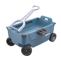 GoSports 40 qt. Cuddy Gear Hauling Wagon Cooler - Stone Blue