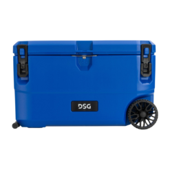 DSG Victory 65 Quart Hard Cooler with Wheels - Royal