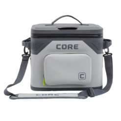 CORE CLIMAKEEP Magnetic 18-Can Soft Cooler - Grey