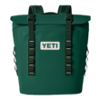 YETI Hopper M12 Series Backpack Soft Sided Coolers with MagShield Access, Black Forest Green