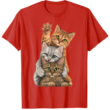 Cute Little Cats Playing Build Wall T Shirt