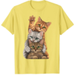 Cute Little Cats Playing Build Wall T Shirt