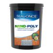 Seal-Once Nano+Poly Penetrating Wood Sealer with Polyurethane - Premium Waterproof Sealant - 5 Gallon & Coastal Gray
