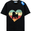 Vintage Puppy Love Heart T-Shirt, Puppy Love Shirt, Heart Dog T-shirt