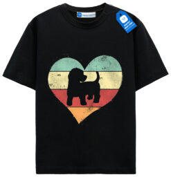 Vintage Puppy Love Heart T-Shirt, Puppy Love Shirt, Heart Dog T-shirt