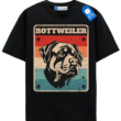Vintage Rottweiler Dog Shirt, Retro Rottweiler Tee, Retro Dog Portrait Tee For Dog Lovers