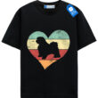 Vintage Shih Tzu Heart T-Shirt, Vintage Dog Lover Shirt, Retro Dog Tee