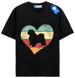Vintage Shih Tzu Heart T-Shirt, Vintage Dog Lover Shirt, Retro Dog Tee