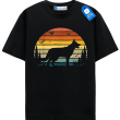 Vintage Sunset Dog Tee, Retro German Shepherd Sunset Shirt