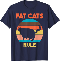 We're Under Fat Cats Rule Shirt, Retro Cat T Shirt