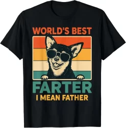 Funny Chihuahua Dog Dad Shirt, Retro Dog Shirt