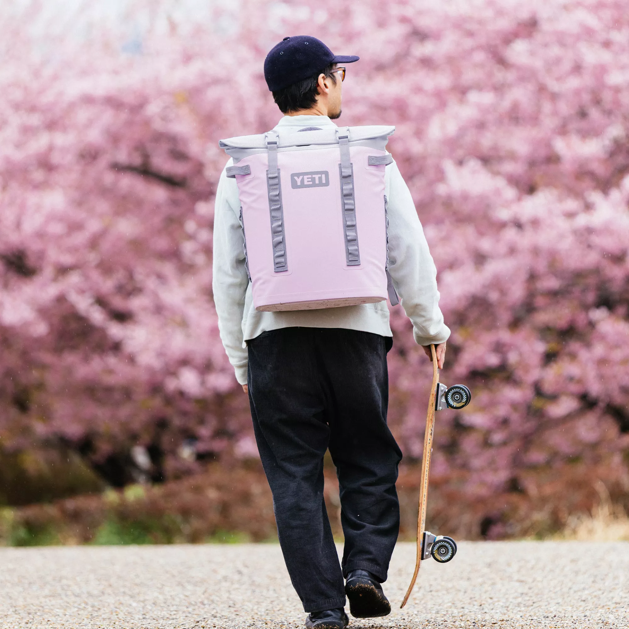 YETI Hopper M20 Series Backpack Soft Sided Coolers with MagShield Access, Cherry Blossom - Image 9