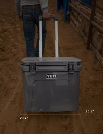 YETI Roadie 60 Wheeled Cooler, Rescue Red YETI Roadie 60 Wheeled Cooler, Rescue Red - Image 3