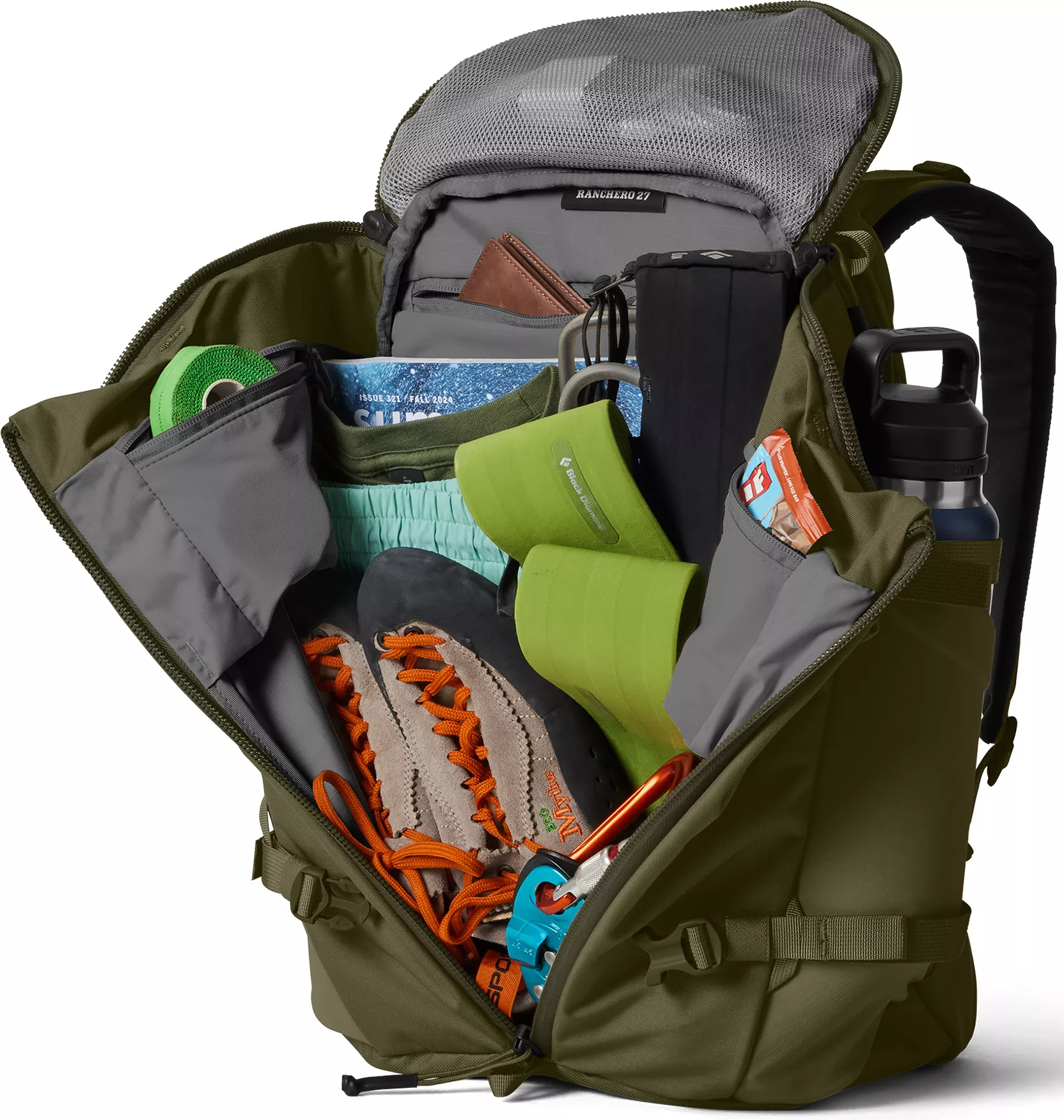 YETI Ranchero 27L Backpack, Olive YETI Ranchero 27L Backpack, Olive - Image 7