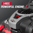 Powersmart 21" 140cc Gas Self-Propelled Lawn Mower with Briggs & Stratton Engine HB8622S Powersmart 21" 140cc Gas Self-Propelled Lawn Mower with Briggs & Stratton Engine HB8622S