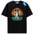Retro Sunset Dog Shirt, Aussie Dog Lover Tee