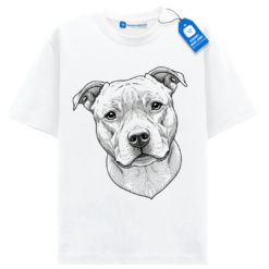 Pit Bull Calm Strength Tee, Strong Dog Tee, Dog Lover Gift